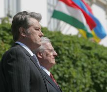 Viktor Yushchenko and Laslo Shoyom
