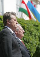 Viktor Yushchenko and Laslo Shoyom