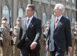 Viktor Yushchenko and Laslo Shoyom