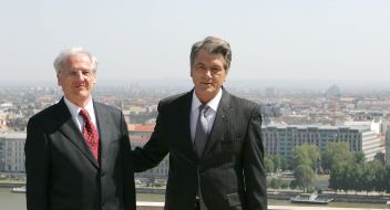 Viktor Yushchenko and Laslo Shoyom