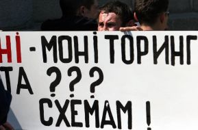 Participant of protest action