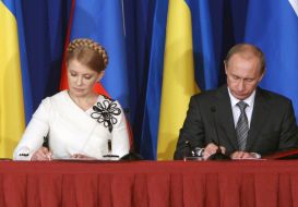 Yulia Timoshenkoand Vladimir Putin