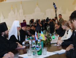 Yulia Timoshenko and patriarch Kirill