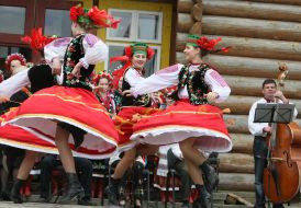 Participants of festival ”Easter in Kosmach”
