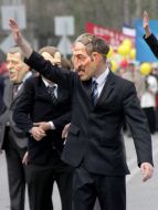 Aleksandr Lukashenko, Vladimir Zhirinovsky and Dmitry Medvedev