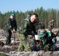 ”Forest’s future is in your hands” action participants
