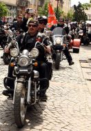Biker’s parade travel