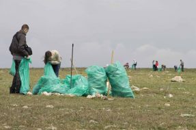 «Tarkhankurt without garbage» ecological action participants