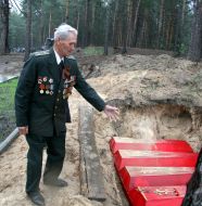 Перепоховання останків солдат