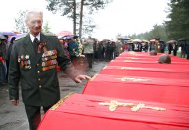 Перепоховання останків солдат