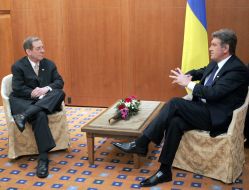 Виктор Ющенко и Ричард Морнингстар