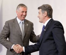Viktor Yushchenko and Mirek Topolanek