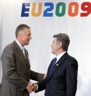 Viktor Yushchenko and Mirek Topolanek