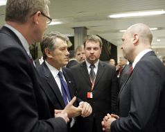 Viktor Yushchenko and Fredrik Reinfeldt
