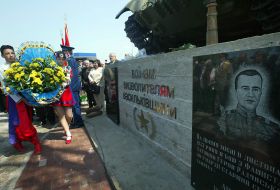 Opening ceremony of the monument to the warriors-liberators of the Vasilkovsky district