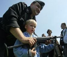 Reconstruction participant with boy