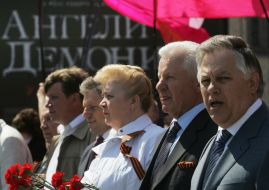 Petr Simonenko, Aleksandr Moroz and Valentina Semenyuk-Samsonenko