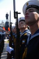 Sailors of Russian Federation Black sea Fleet