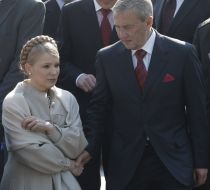 Юлія Тимошенко та Леонід Черновецький