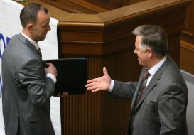 Andrey Kozhemyakin and Petr Simonenko