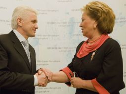 Vladimir Litvin and Valentina Matviyenko