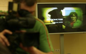 A videotape operator