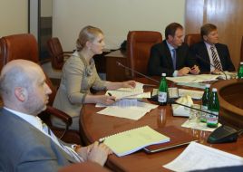 Vadim Gurzhos, Vladimir Shandra, Yuliya Timoshenko and Aleksandr Turchinov