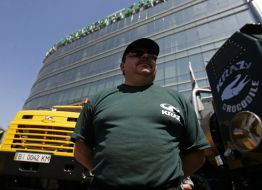 Participant of rally