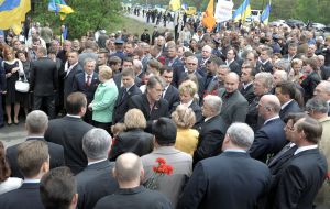 Celebration in honour of memory of political repressions victims