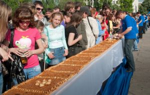 The largest pie in Ukraine