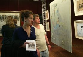 Exhibition visitors