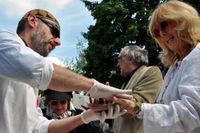 Mylene Demongeot and Aleksandr Ridny