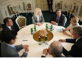 Yuliya Timoshenko’s meeting with the president of the “KIA Motors” corporation