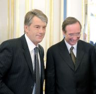 Viktor Yushchenko and Christoph Leitl