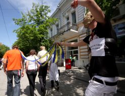 Акция протеста против украинизации образования