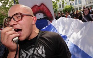 Акция протеста против украинизации образования