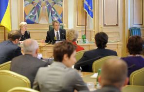 Віктор Ющенко та Віра Ульянченко