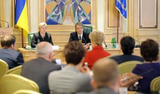 Віктор Ющенко та Віра Ульянченко