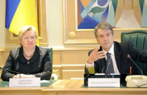 Віктор Ющенко та Віра Ульянченко