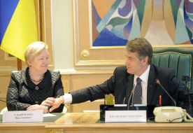 Віктор Ющенко та Віра Ульянченко