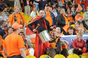 The fans of FС ”Shakhter”