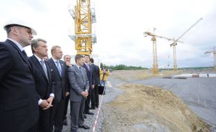 Miroslav Senik, Andrey Sadovy, Viktor Yushchenko and Ivan Vasyunik