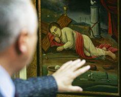 ”Christ, vigilant eye” icon