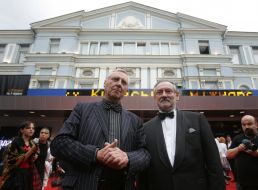 Пітер Грінуей та Богдан Ступка