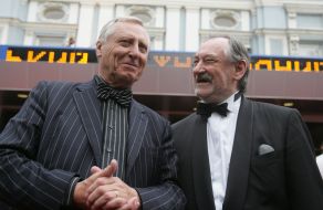 Пітер Грінуей та Богдан Ступка