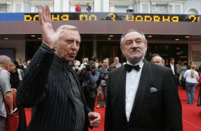 Пітер Грінуей та Богдан Ступка