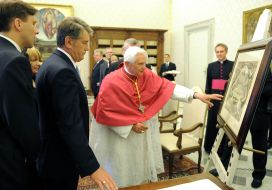 Бенедикт ХVI, Віктор Ющенко та Катерина Ющенко