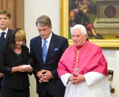 Бенедикт ХVI, Віктор Ющенко та Катерина Ющенко