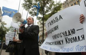 Участники пикета здания посольства ФРГ