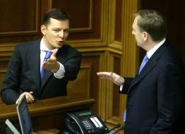Aleksandr Lavrinovich and Oleg Lyashko